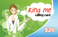 Ring Me Calling Card $20